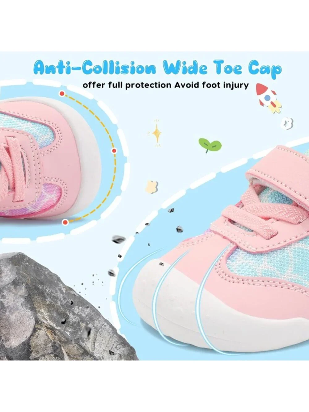 Breathable Infant Walking Shoes | Lightweight Barefoot Sneakers for Baby Boys